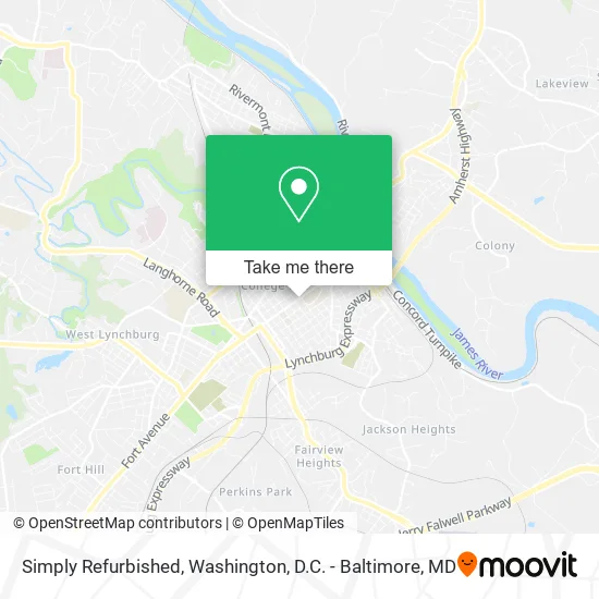 Simply Refurbished map