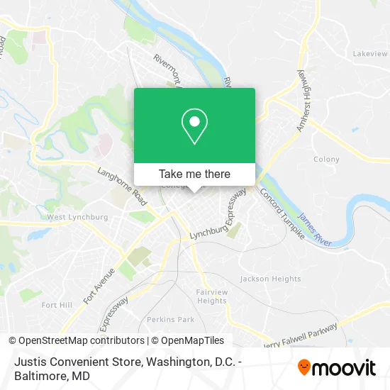 Justis Convenient Store map