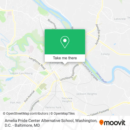 Amelia Pride Center Alternative School map