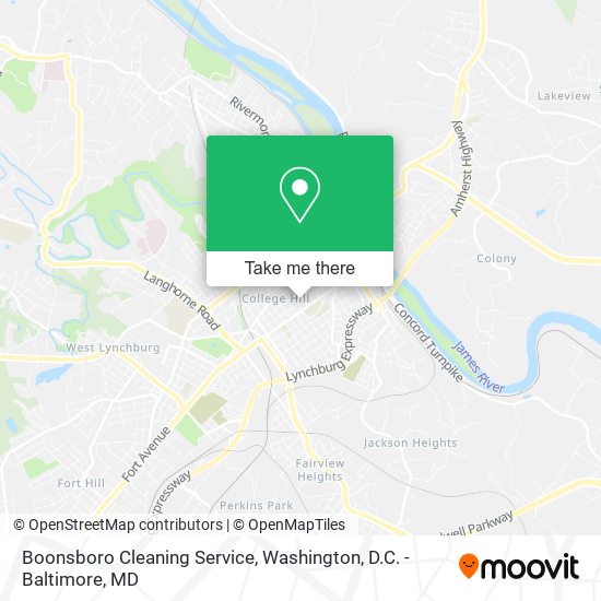 Boonsboro Cleaning Service map