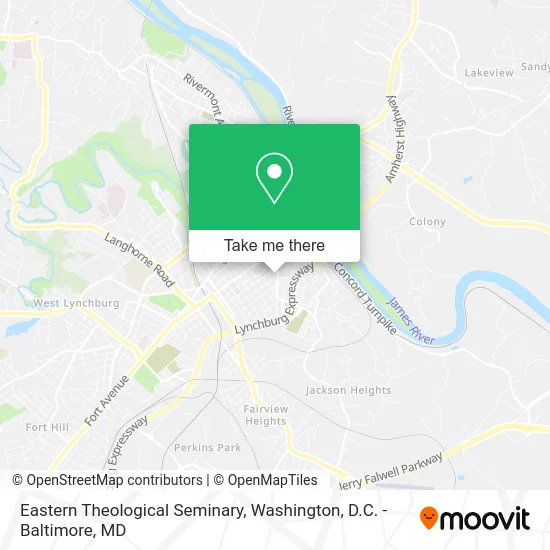 Eastern Theological Seminary map