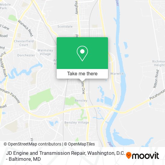 Mapa de JD Engine and Transmission Repair