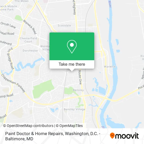 Paint Doctor & Home Repairs map