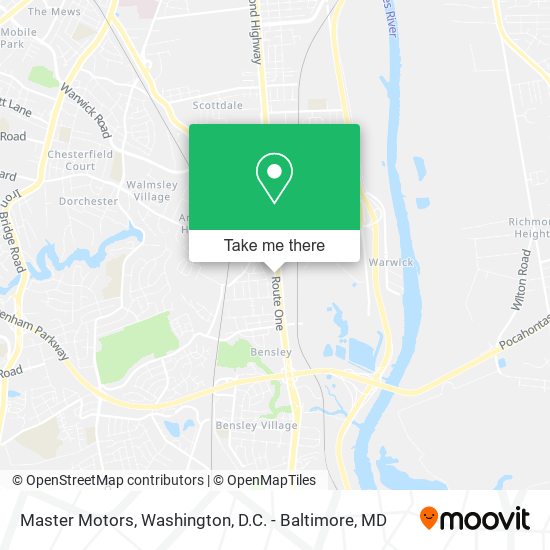 Master Motors map
