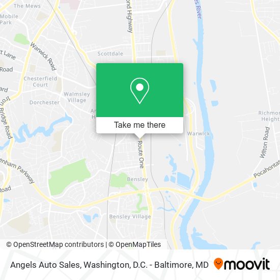 Mapa de Angels Auto Sales
