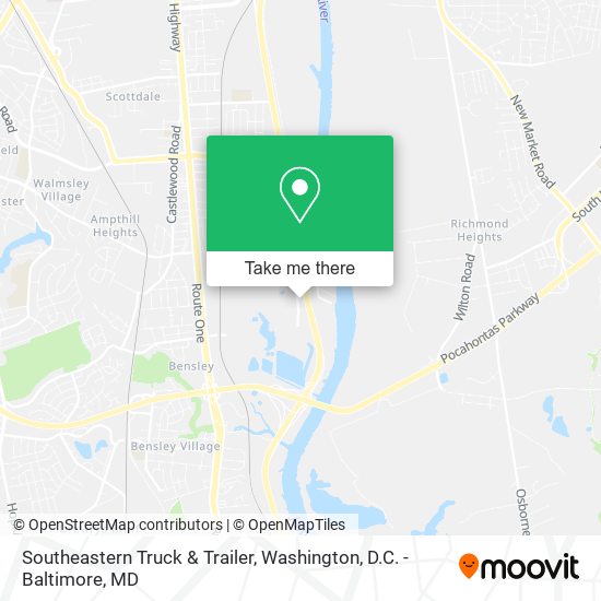 Southeastern Truck & Trailer map