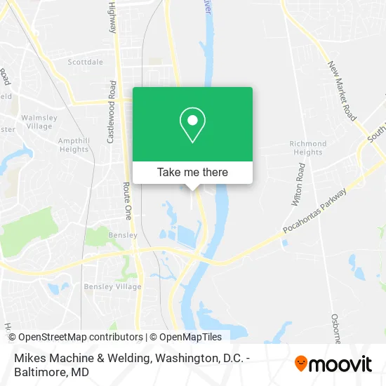 Mikes Machine & Welding map