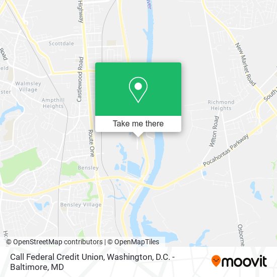 Call Federal Credit Union map
