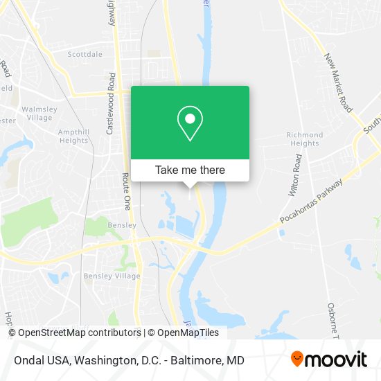 Mapa de Ondal USA