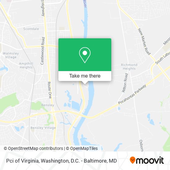 Pci of Virginia map