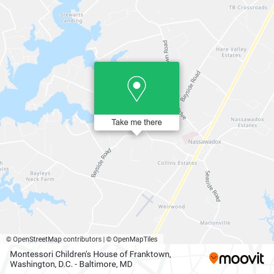 Montessori Children's House of Franktown map