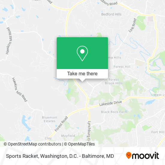 Sports Racket map