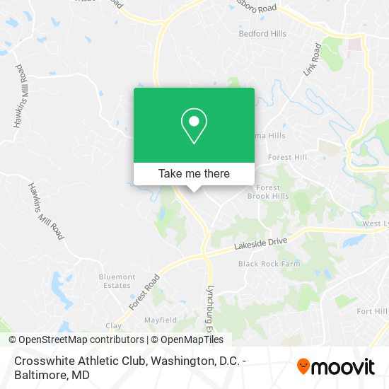 Mapa de Crosswhite Athletic Club