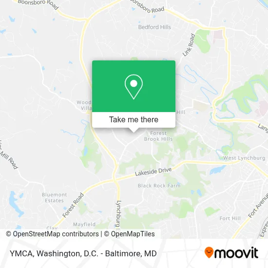 YMCA map