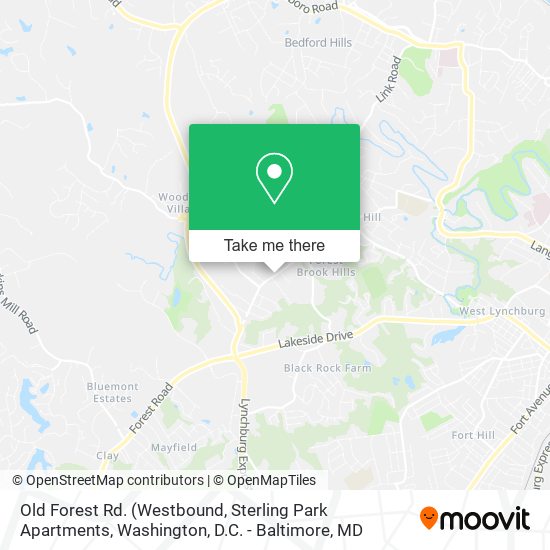 Mapa de Old Forest Rd.