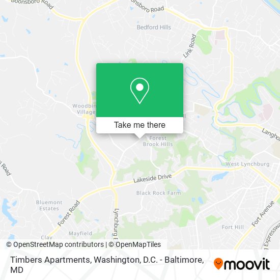 Mapa de Timbers Apartments