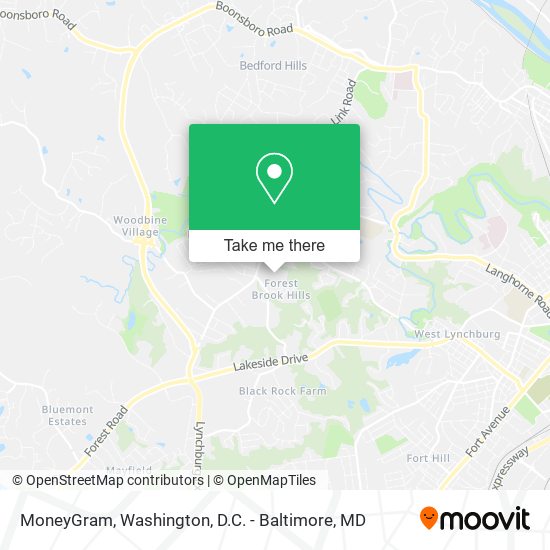 Mapa de MoneyGram