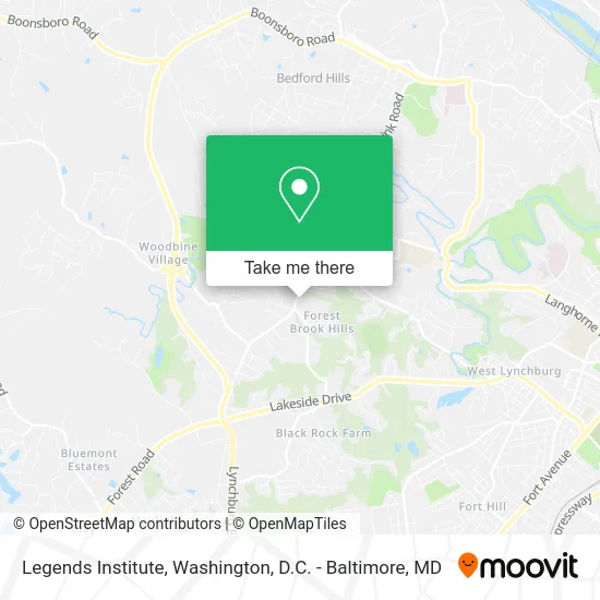 Legends Institute map