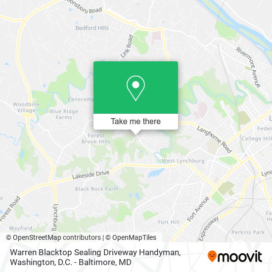 Mapa de Warren Blacktop Sealing Driveway Handyman