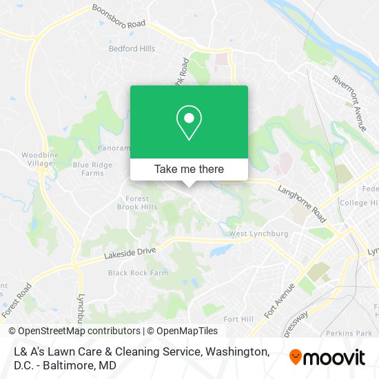 L& A's Lawn Care & Cleaning Service map