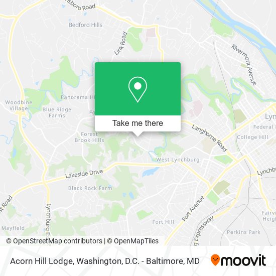 Acorn Hill Lodge map