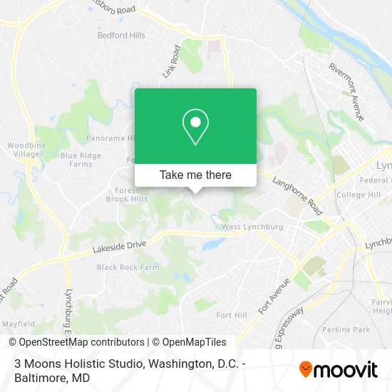 3 Moons Holistic Studio map