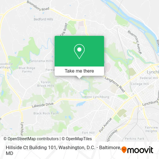 Hillside Ct Building 101 map