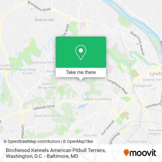 Birchwood Kennels American Pitbull Terriers map