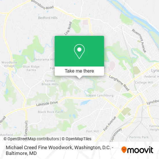 Mapa de Michael Creed Fine Woodwork