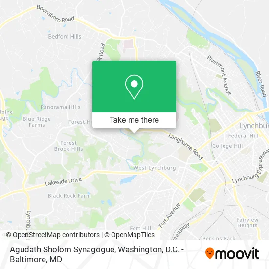 Agudath Sholom Synagogue map