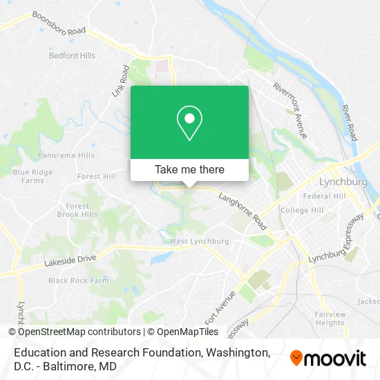 Education and Research Foundation map