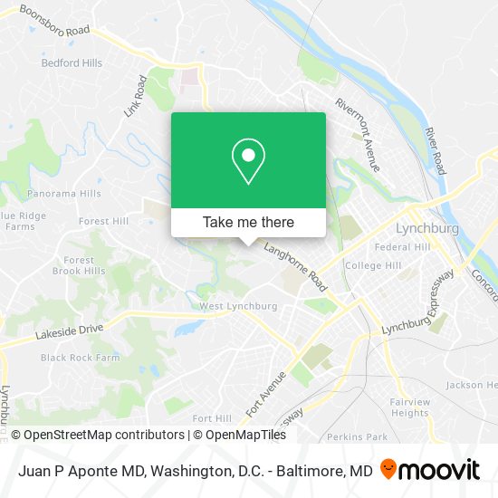 Juan P Aponte MD map