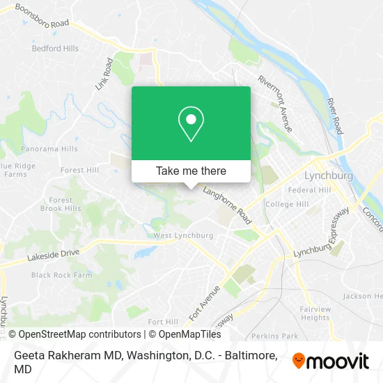 Geeta Rakheram MD map