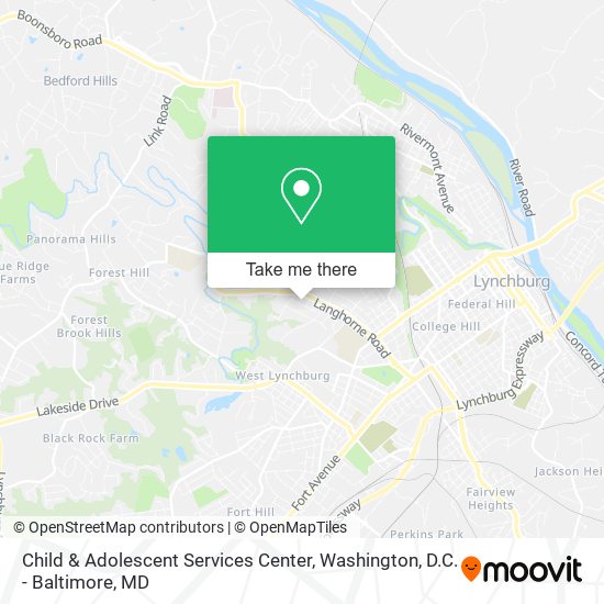 Mapa de Child & Adolescent Services Center