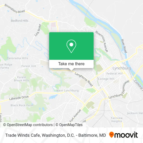 Trade Winds Cafe map