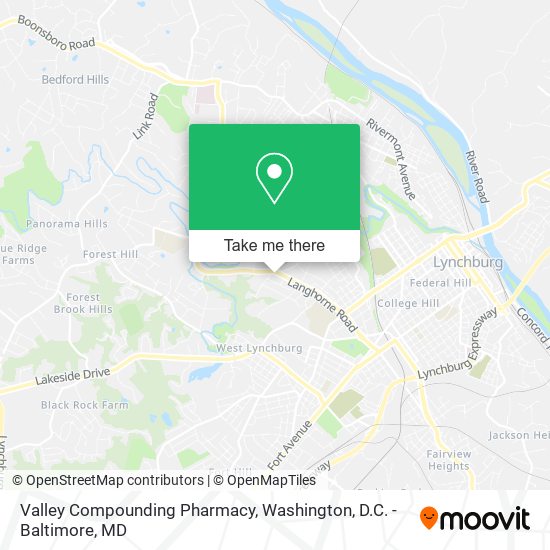 Valley Compounding Pharmacy map