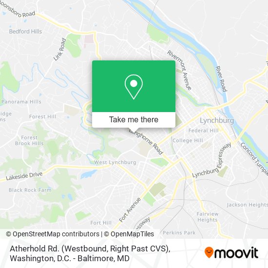 Atherhold Rd. (Westbound, Right Past CVS) map