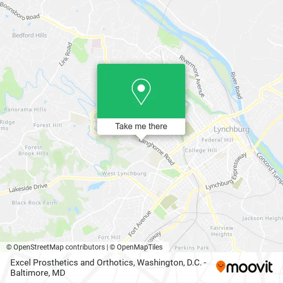 Mapa de Excel Prosthetics and Orthotics