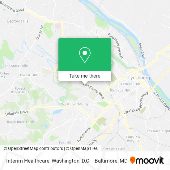 Interim Healthcare map