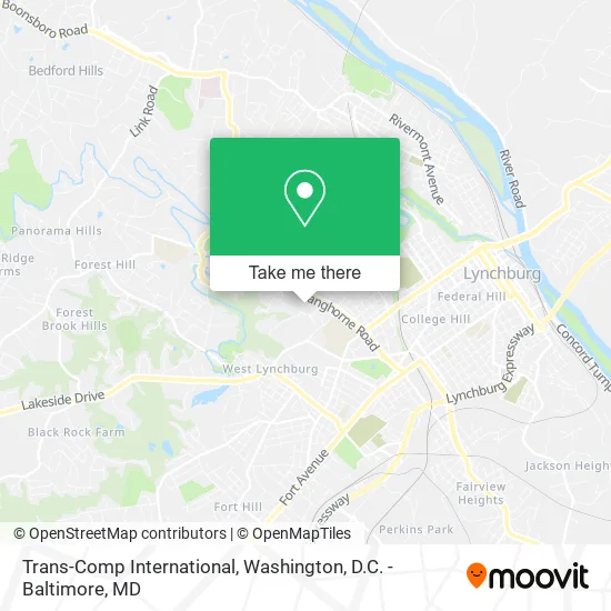 Mapa de Trans-Comp International