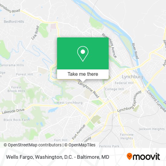 Mapa de Wells Fargo