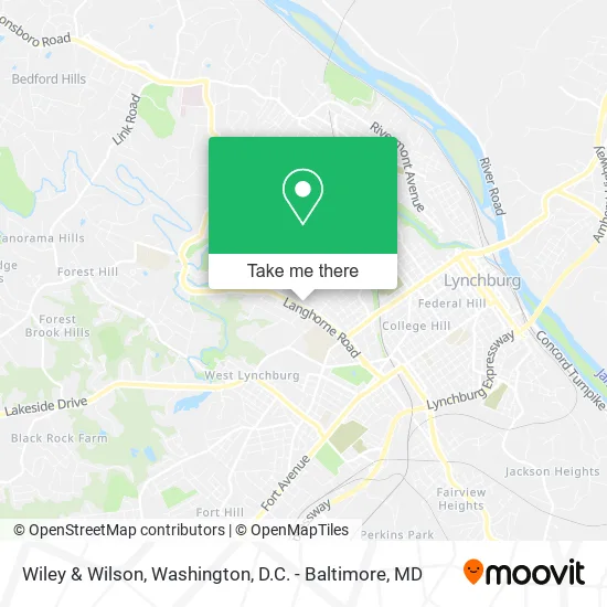 Wiley & Wilson map