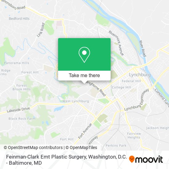Feinman-Clark Emt Plastic Surgery map