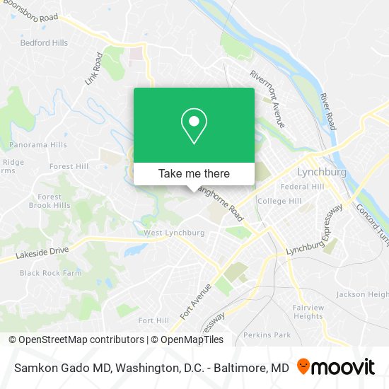 Samkon Gado MD map