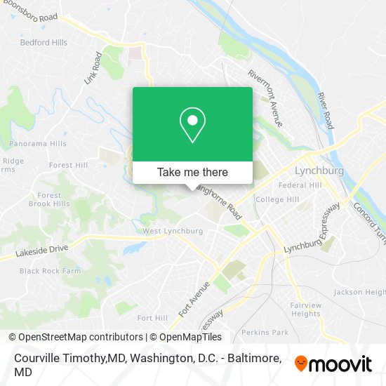 Courville Timothy,MD map