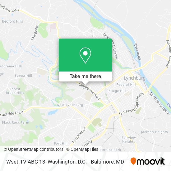 Wset-TV ABC 13 map
