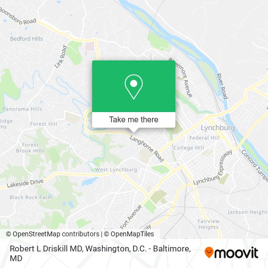 Robert L Driskill MD map
