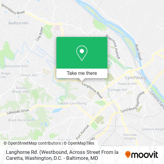 Langhorne Rd. map