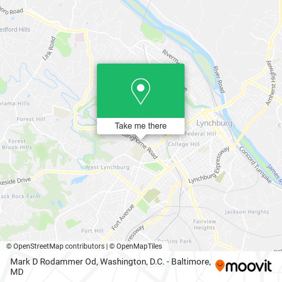 Mapa de Mark D Rodammer Od