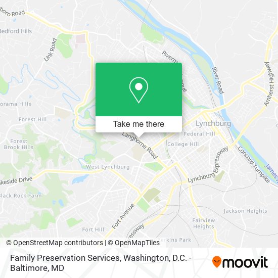 Mapa de Family Preservation Services